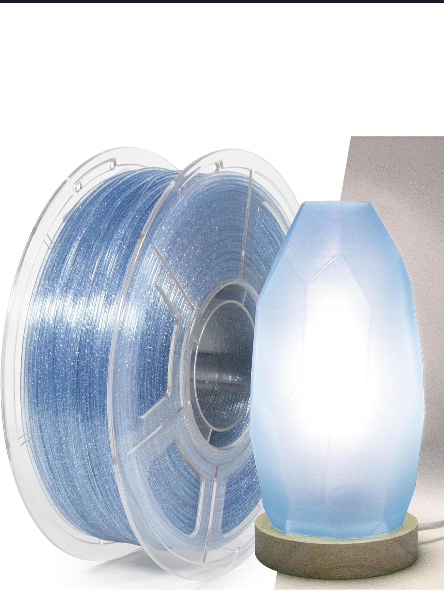 Sky Blue (Transparent Sparkle)
